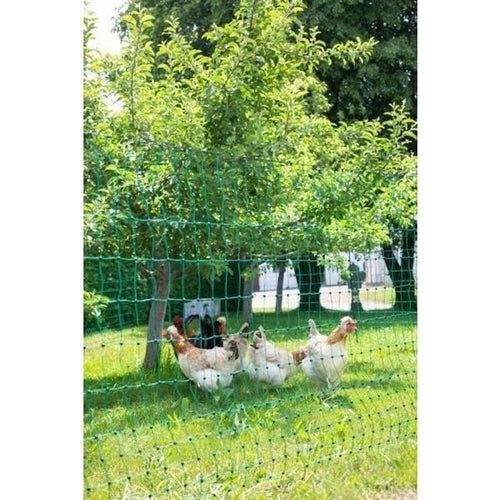 KERBL Rete per polli 25 m - 106 cm - doppia punta - verde - non elettrica