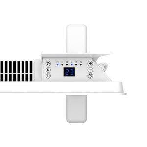 Radiatore di convocazione elettrica - 2000 watt - oceanico - termostato digitale - mobile - bianco