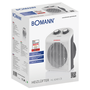Bomann HL 6040 CB Interno Bianco 2000 W Riscaldatore ambiente elettrico con ventilatore