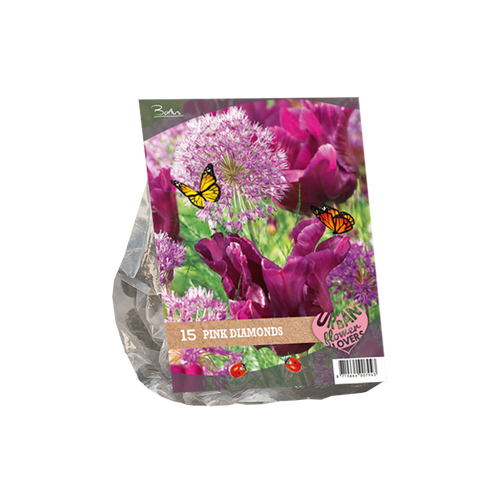 Urban Flowers - Pink Diamonds per 15 - BA306290