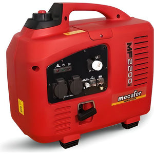 MECAFER Generatore inverter motore a benzina a 4 tempi 2200 W max