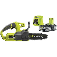 Carica l&#39;immagine nel visualizzatore di Gallery, Cartana cordless compatta 18V Ryobi One+ - Guida 20 cm - consegnata con 1 batteria al litio+ 2,5 AH e 1 caricabatterie 1,5 A